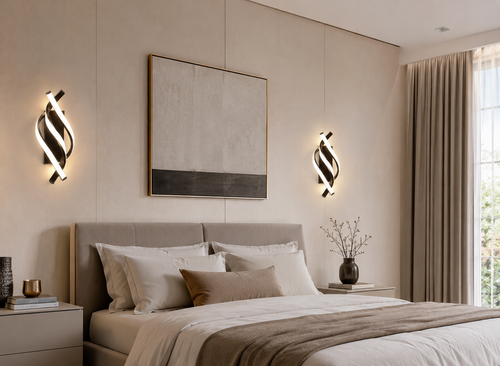 Applique Murale LED Nero