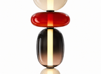 Lampe Design Nordic Quatuor Ivoire, Rouge & Fumé