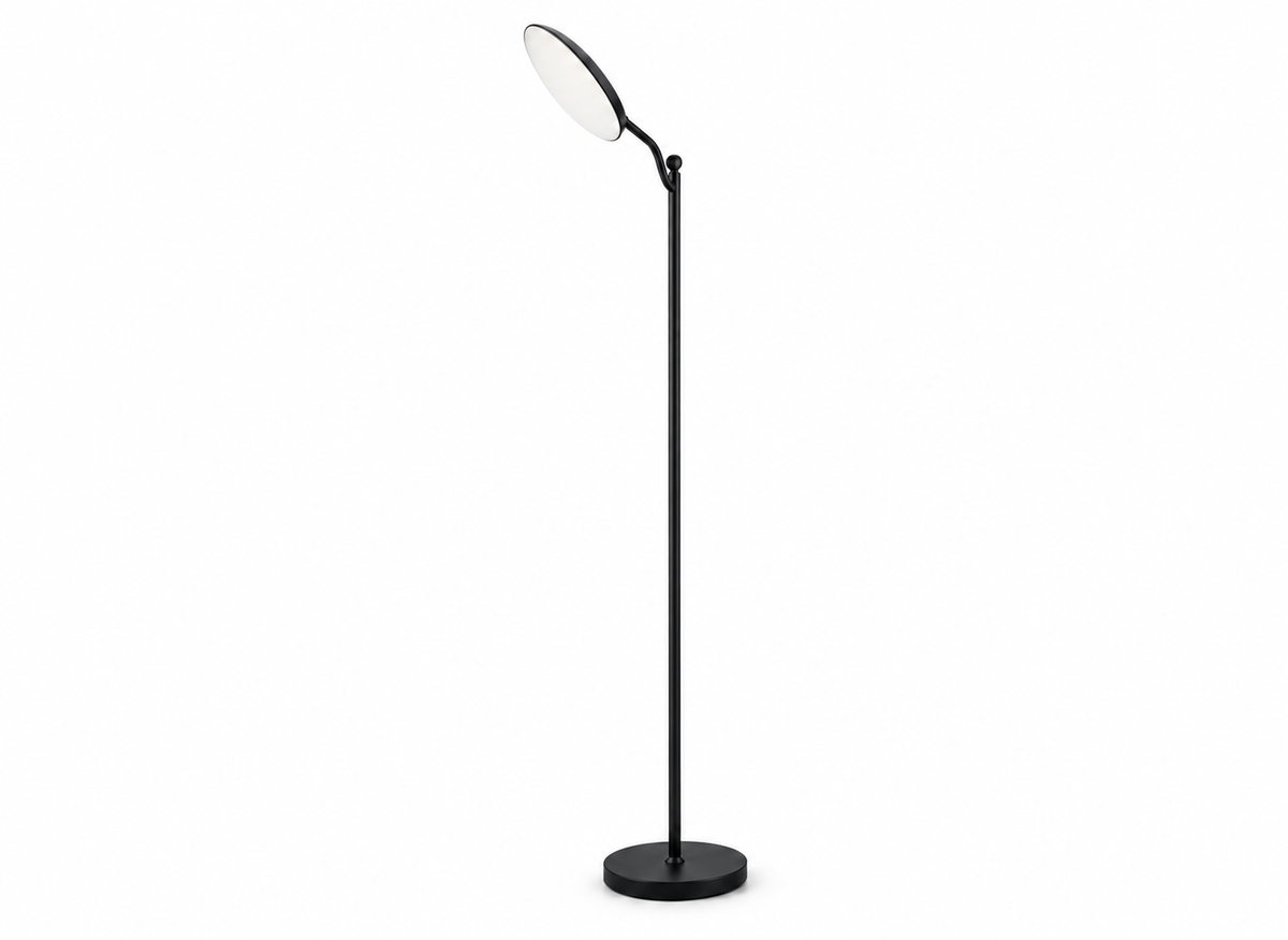 Lampadaire LED Noir Orientable & Dimmable
