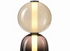 Lampe Design Nordique Duo en Verre Fumé