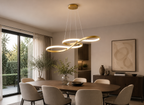 Lustre Suspendu LED Infinity Doré
