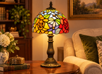 Lampe de Table Vitrail Tiffany