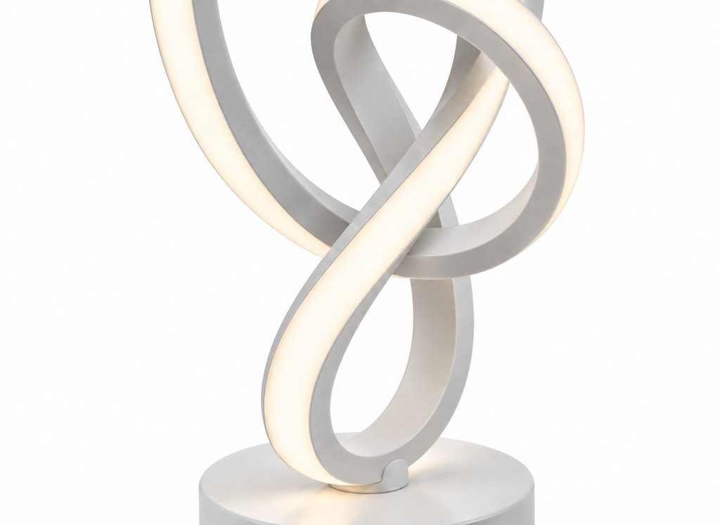 Lampe LED Sculpturale Entrelacée