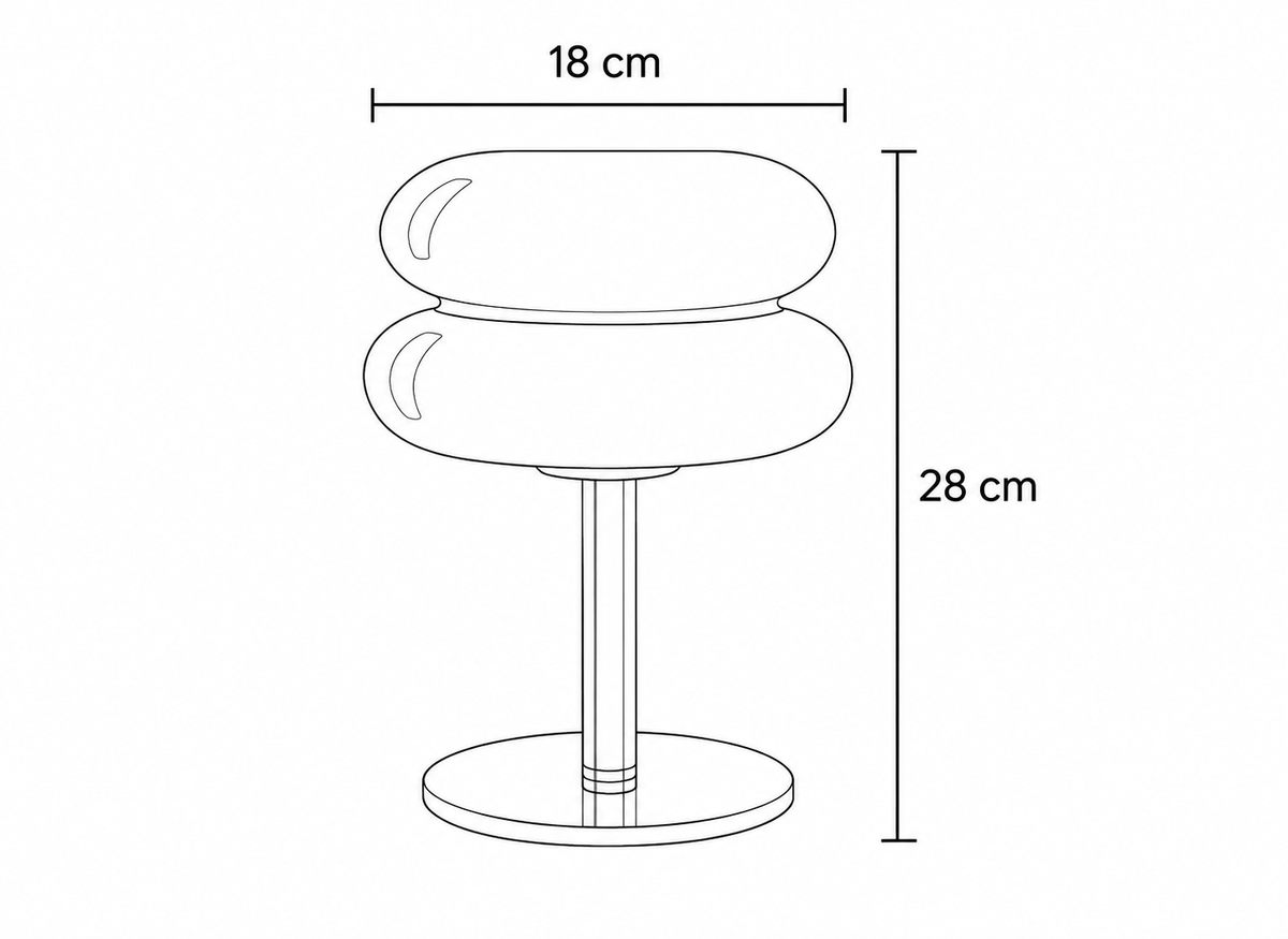 Lampe Macaron Orange USB