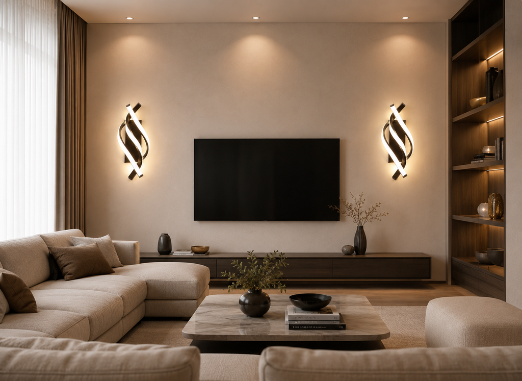 Applique Murale LED Nero