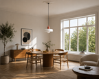Suspension Bauhaus Verre Opalin