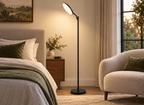 Lampadaire LED Noir Orientable & Dimmable