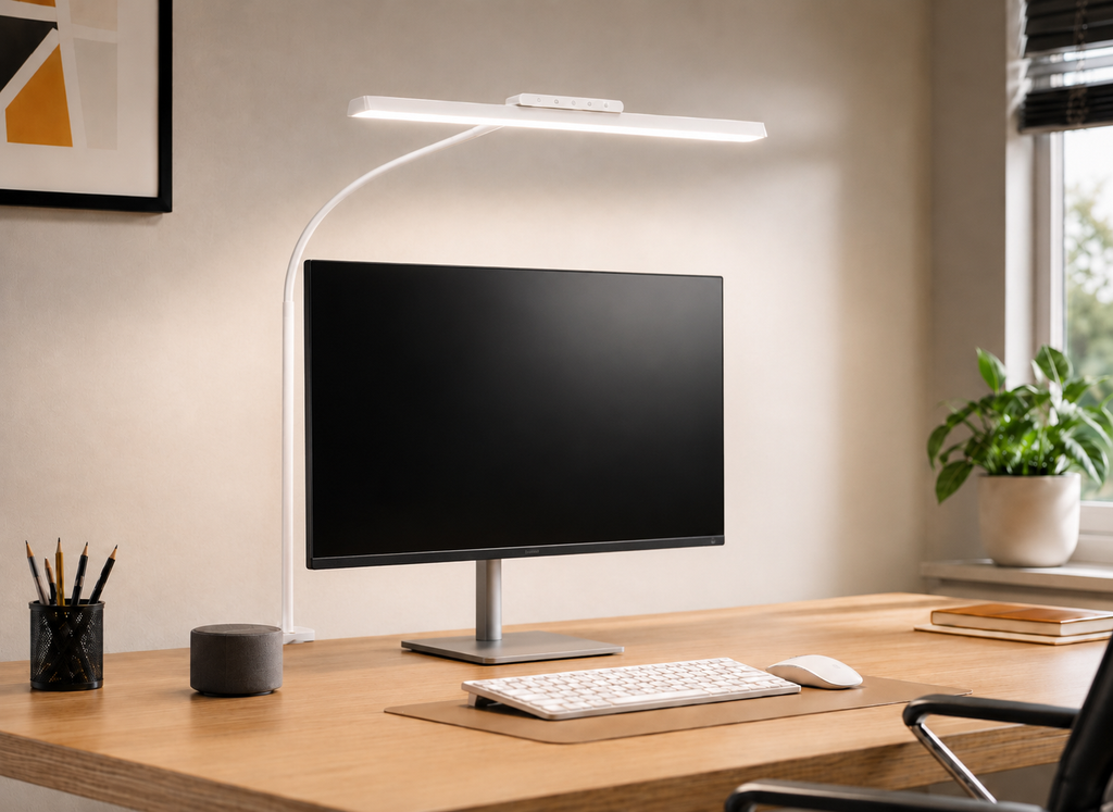 Lampe de Bureau LED Réglable avec Variateur Tactile
