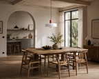 Suspension Bauhaus Verre Opalin
