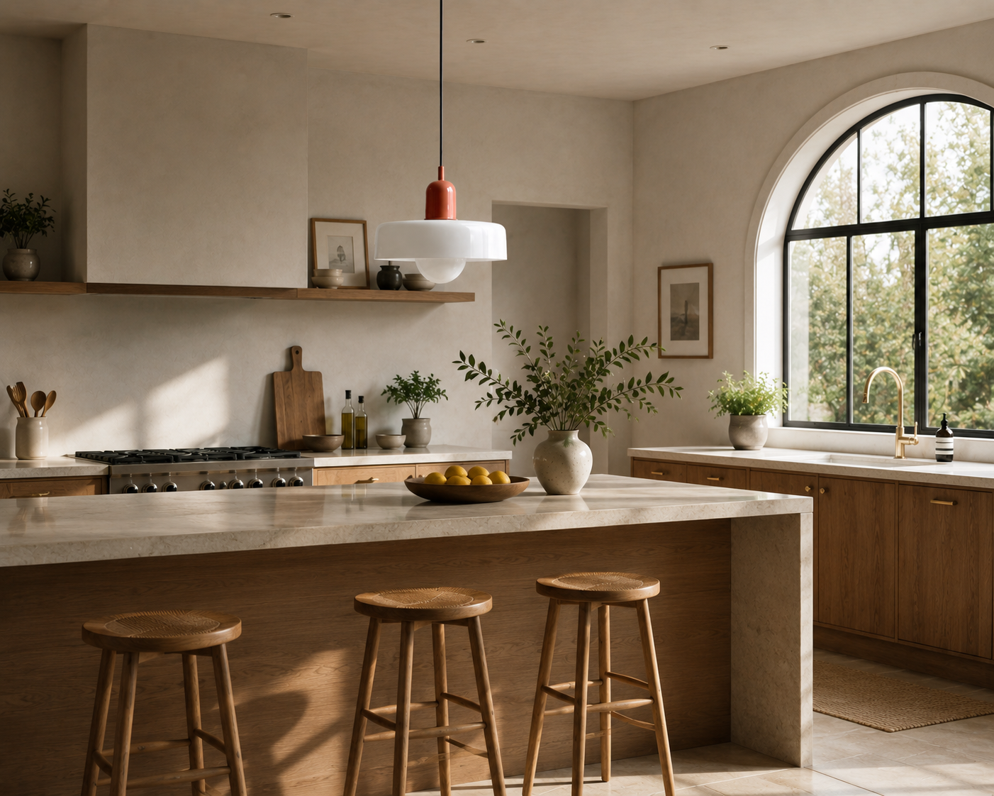 Suspension Bauhaus Verre Opalin