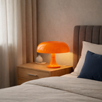 Lampe Design Champignon Orange
