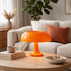 Lampe Design Champignon Orange