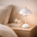 Lampe de Table Design Nordique Blanche