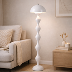 Lampadaire Design Champignon Blanc