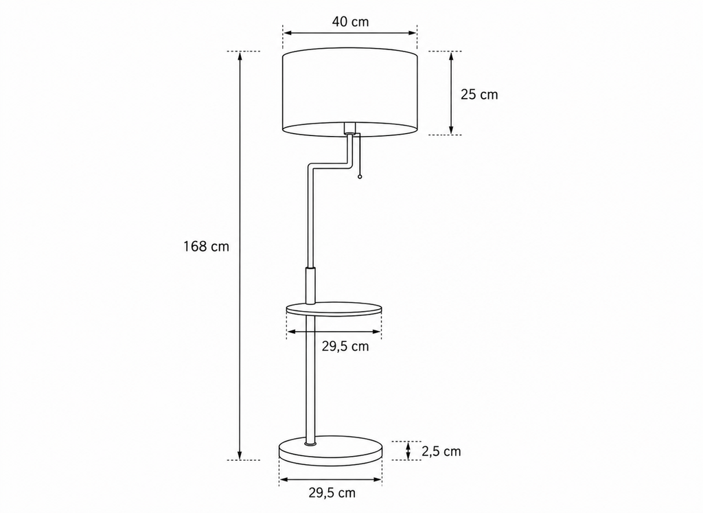 Lampadaire Aurora
