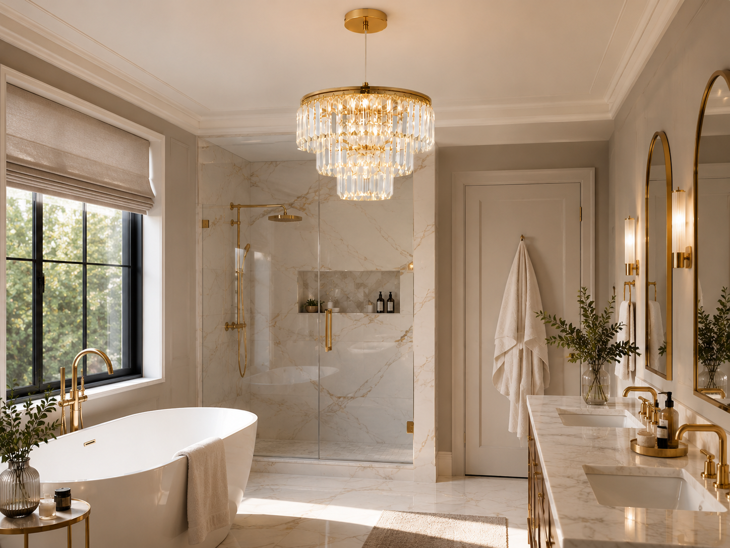 Lustre Cristal Impérial LED