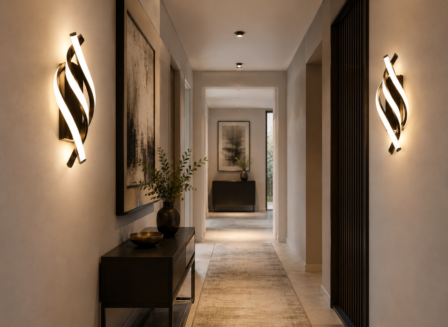 Applique Murale LED Nero