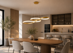 Lustre Suspendu LED Infinity Doré